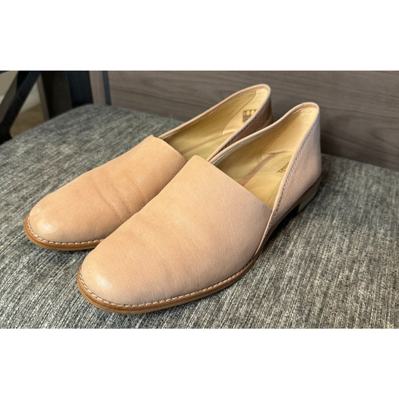 Clarks Womens Pure Easy Leather Slip On Loafers Tan 9.5 - Picture 2 of 7